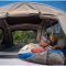 Yakima SkyRise HD Tent: 4-Person 4-Season Tan/Red, One Size
